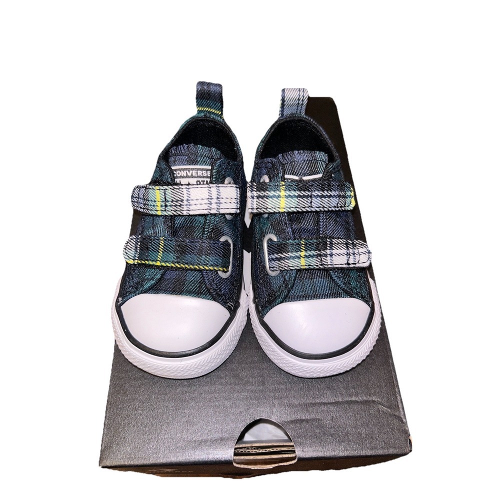 Converse CTAS 2V OX - DragonScale/Navy/White -‎ A09327F - Infant Size 4 NIB